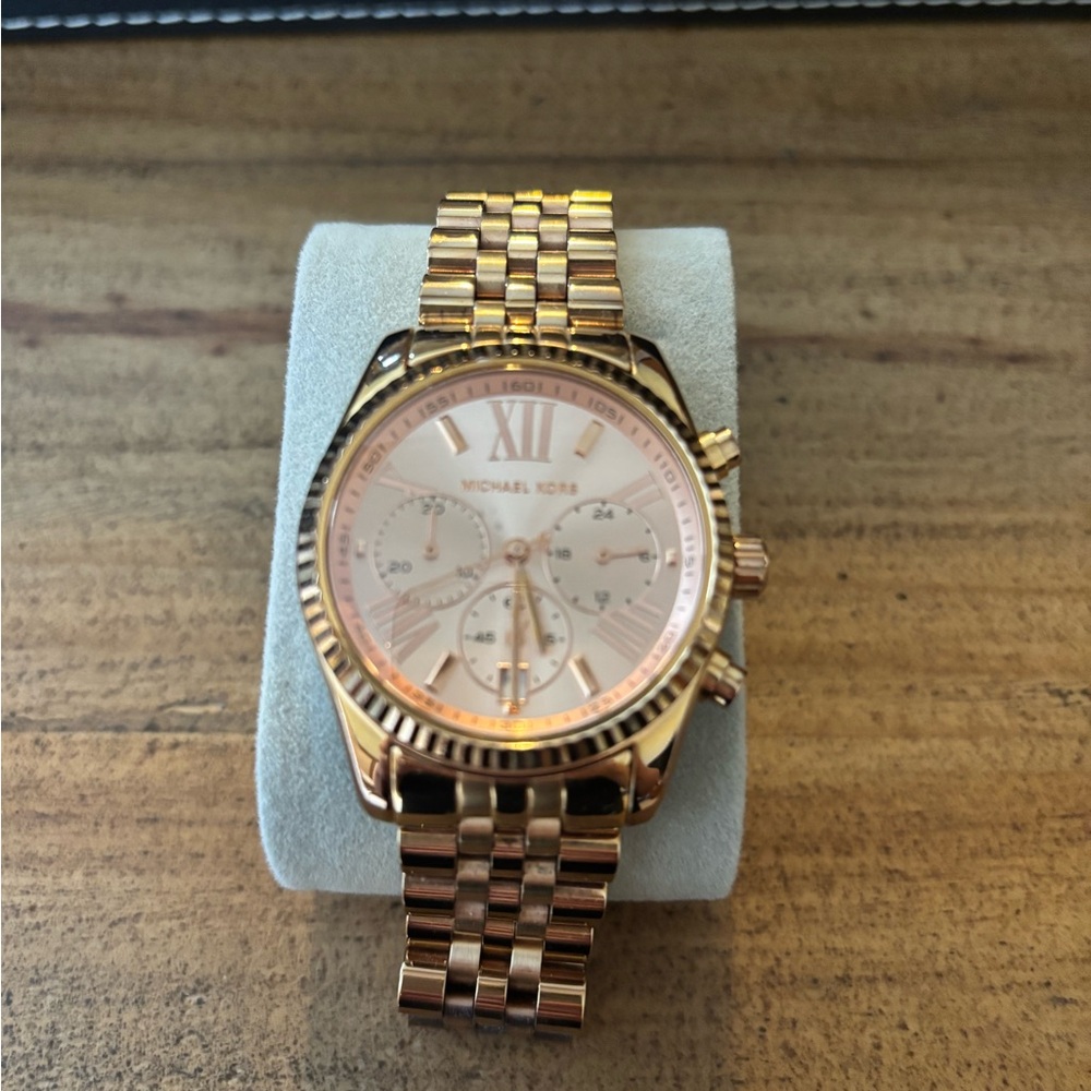 Michael Kors Rose Gold Chronograph Watch